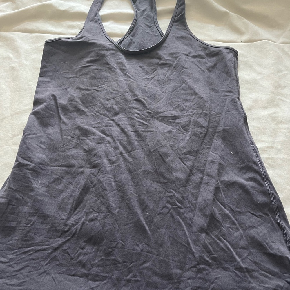 Lululemon Gray Racerback Tank Top